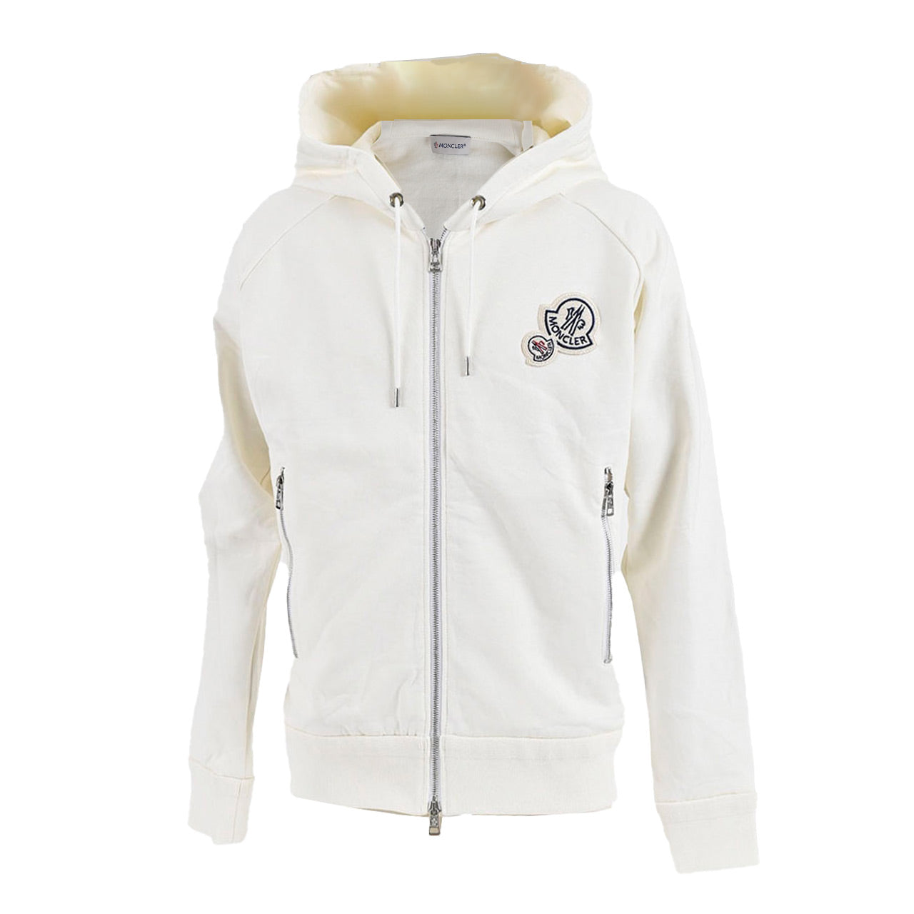 モンクレール MONCLER ジップアップパーカー D2 091 8401000 80451 034 ワケアリ ホワイト レディース – ALETTA  by サンエー