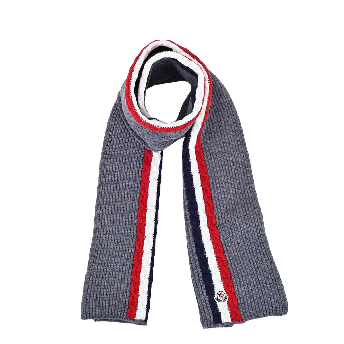 モンクレール MONCLER マフラー 3C00011 M1131 988 グレー 2022AW メンズ レディース