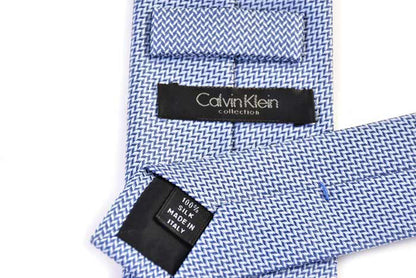 CALVIN KLEIN カルバンクライン ネクタイ ブルー 9C510-6 【CC】 メンズ