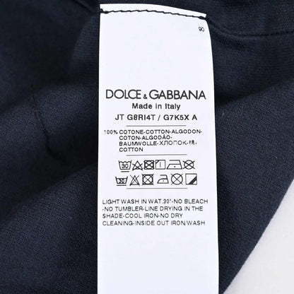 ドルチェ＆ガッバーナ DOLCE&GABBANA Tシャツ G8RI4T G7K5X B0665 ブラック 2024SS メンズ