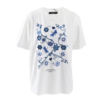 ウィークエンド マックスマーラ WEEKEND MAXMARA Tシャツ BARBANO 5976041600 004 ホワイト 2024AW レディース