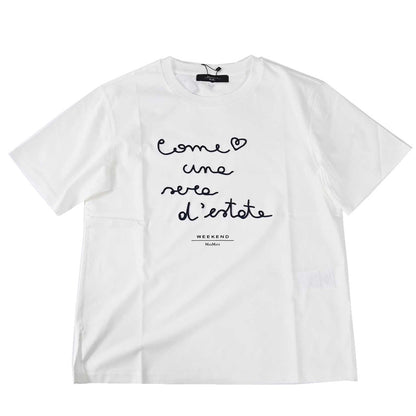 ウィークエンド マックスマーラ WEEKEND MAXMARA Tシャツ BARBANO 5976041600 003 ホワイト 2024AW レディース