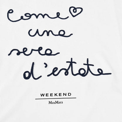 ウィークエンド マックスマーラ WEEKEND MAXMARA Tシャツ BARBANO 5976041600 003 ホワイト 2024AW レディース