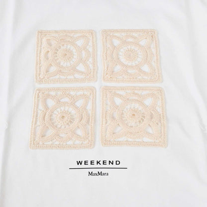 ウィークエンド マックスマーラ WEEKEND MAXMARA Tシャツ BARBANO 5976041600 001 ホワイト 2024AW レディース