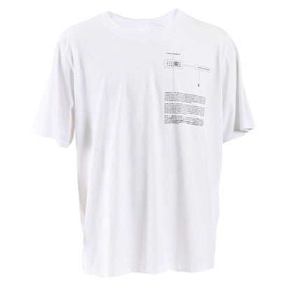 エムエムシックス メゾン マルジェラ MM6 Maison Margiela Tシャツ S24312 SH0GC0030 100 ホワイト 2024AW メンズ