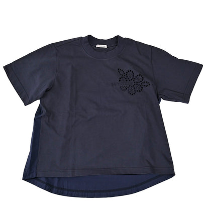 モンクレール MONCLER Tシャツ 8C　00028　829HP 778 ネイビー 2023SS レディース