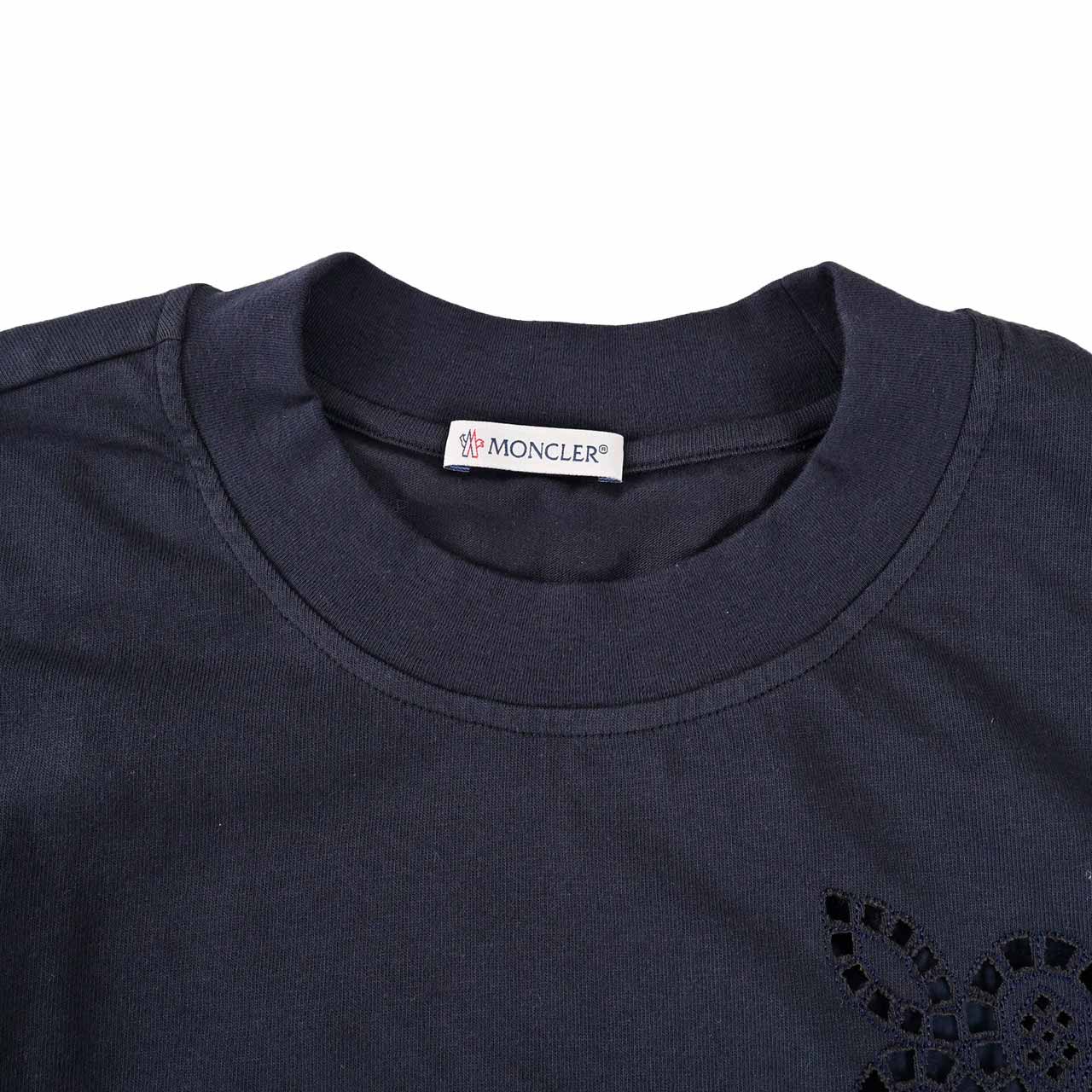 モンクレール MONCLER Tシャツ 8C　00028　829HP 778 ネイビー 2023SS レディース