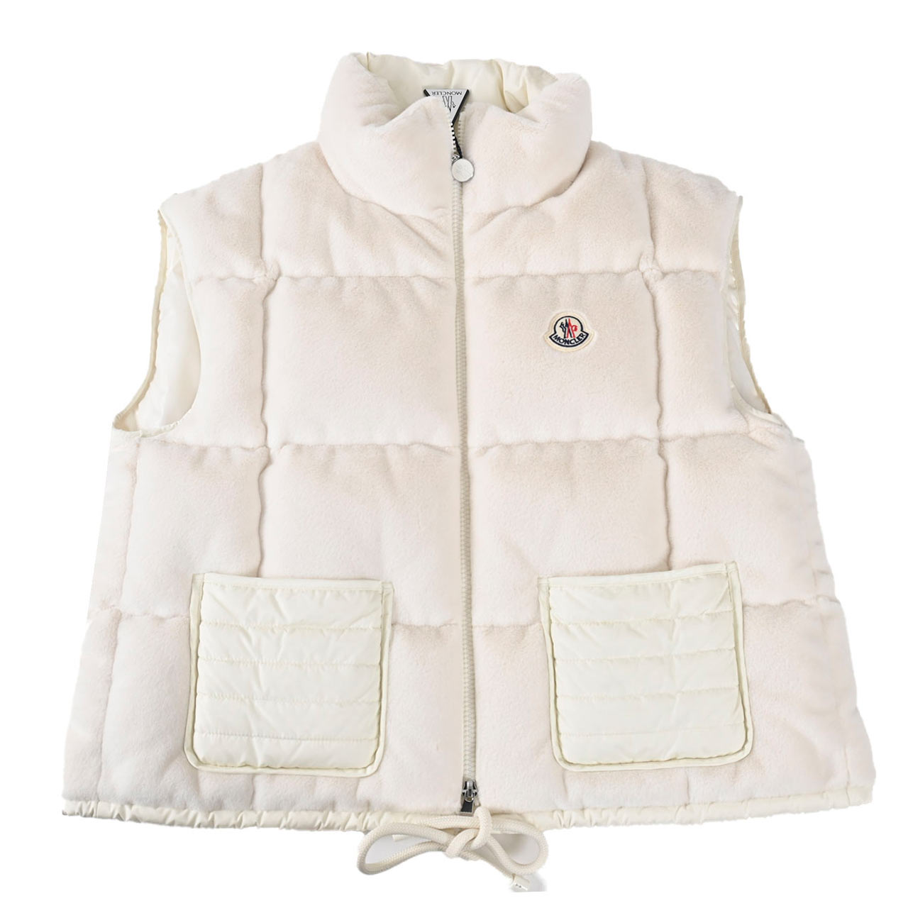 モンクレール MONCLER ダウンベスト ARQUES 1A0000489AL5 033 ホワイト 2024AW レディース