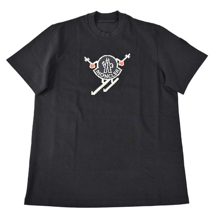 モンクレール MONCLER Tシャツ 8C0001083927 998 ブラック 2024AW メンズ