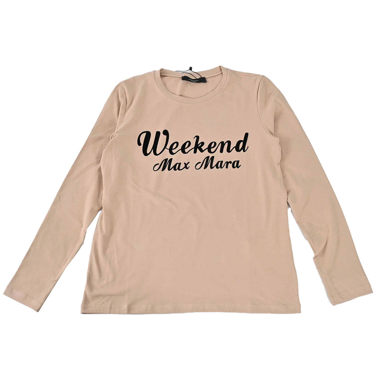 ウィークエンド マックスマーラ WEEKEND MAXMARA クルーネック長袖Ｔシャツ 5946022600 QUINOA 006 ベージュ 2024AW レディース