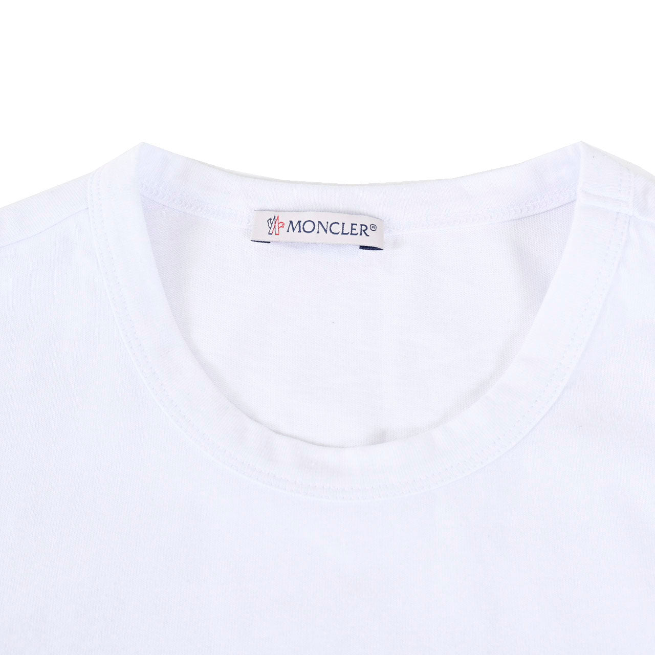 モンクレール MONCLER Tシャツ 8046150 V8043 001 ホワイト  メンズ