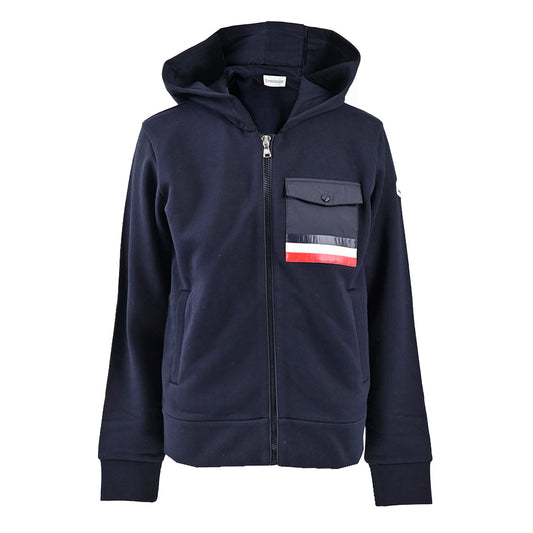 モンクレール MONCLER ジップアップパーカー 8G000 31 778 ネイビー 2024AW レディース