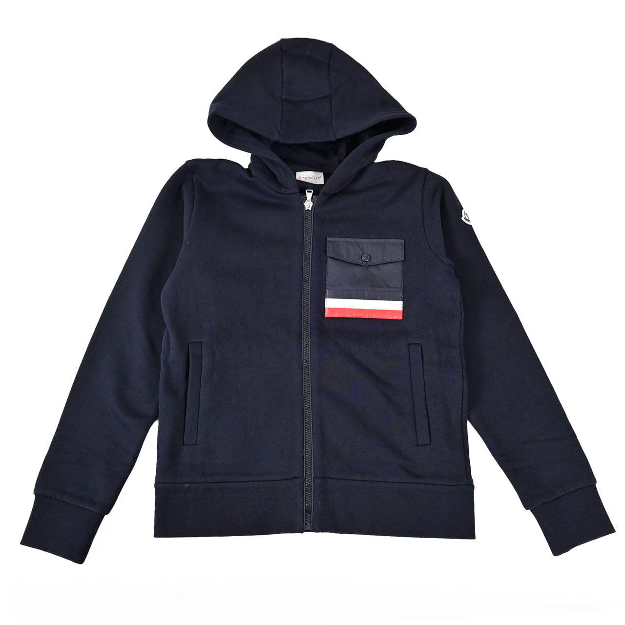 モンクレール MONCLER ジップアップパーカー 8G000 31 778 ネイビー 2024AW レディース