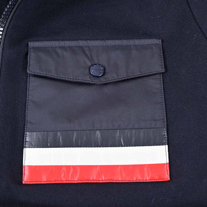 モンクレール MONCLER ジップアップパーカー 8G000 31 778 ネイビー 2024AW レディース