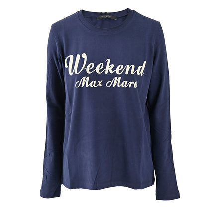 ウィークエンド マックスマーラ WEEKEND MAXMARA クルーネック長袖Ｔシャツ QUINOA 59460226 004 ネイビー 2024AW レディース