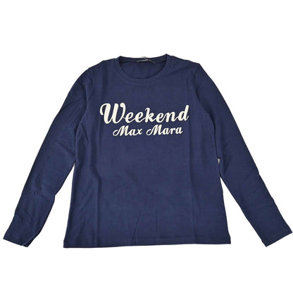 ウィークエンド マックスマーラ WEEKEND MAXMARA クルーネック長袖Ｔシャツ QUINOA 59460226 004 ネイビー 2024AW レディース