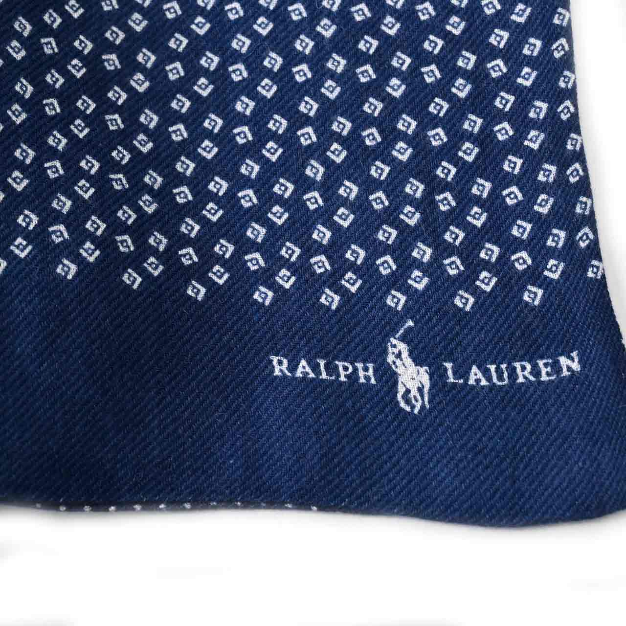 ポロ ラルフローレン POLO RALPHLAUREN ストール PS0010 433 ネイビー  レディース　ワケアリ