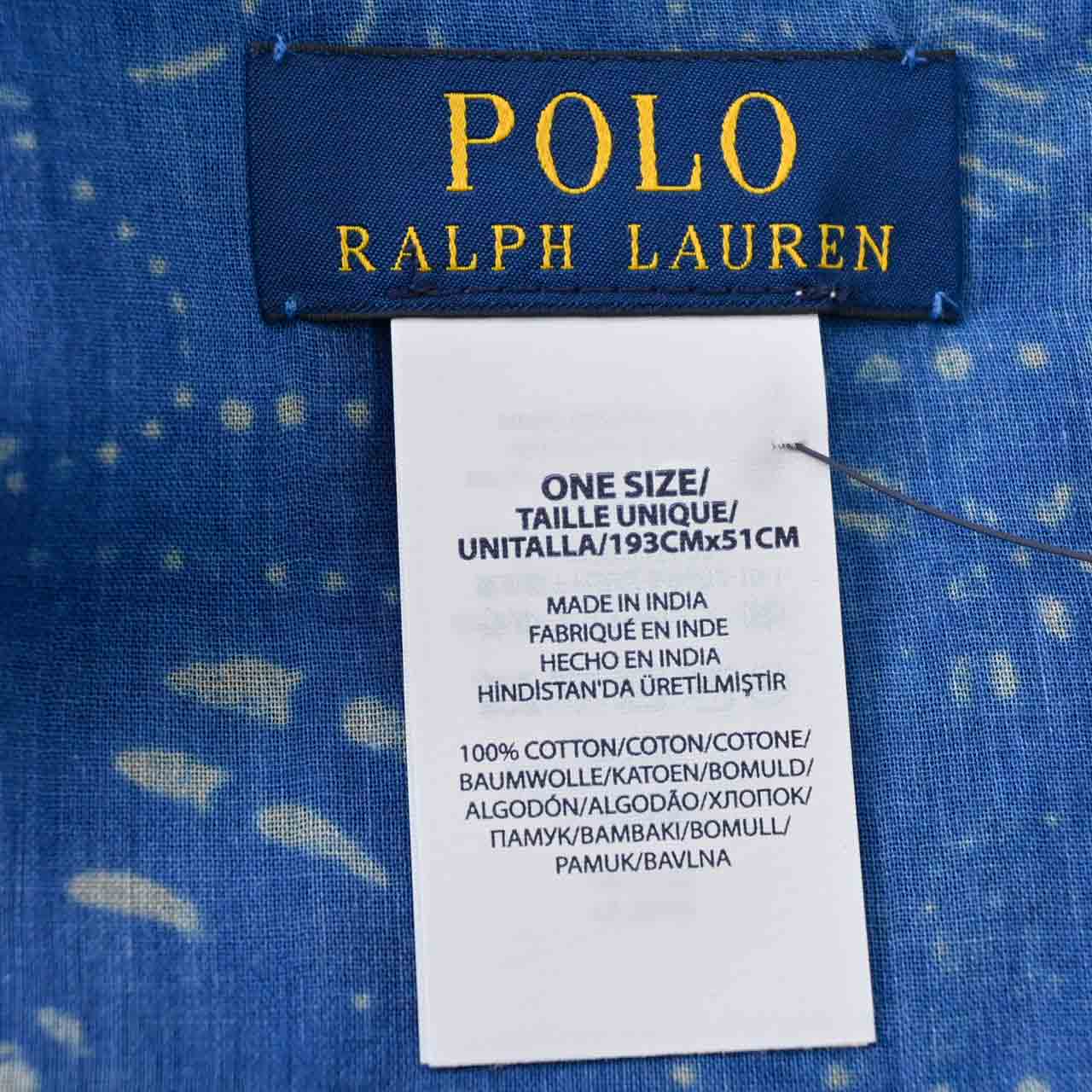 ポロ ラルフローレン POLO RALPHLAUREN ストール PS0011 414 ブルー  レディース　ワケアリ