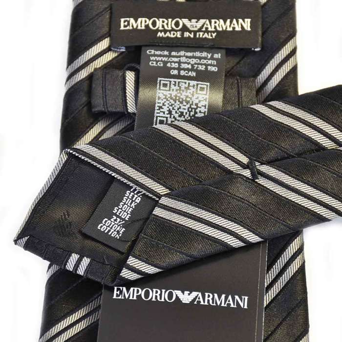 エンポリオアルマーニ ネクタイ EMPORIO ARMANI 9P338 00020 ブラック メンズ  ギフト プレゼント
