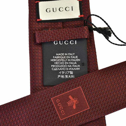 グッチ ネクタイ GUCCI 456510 4E002 6266 レッド メンズ