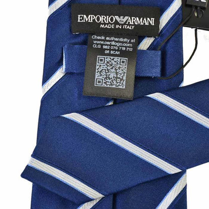エンポリオアルマーニ ネクタイ EMPORIO ARMANI 9A333 10233 ブルー　8.5×146 メンズ