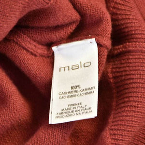 malo (マーロ）カーディガン　イタリア製 　カシミヤ100%　保温　紺