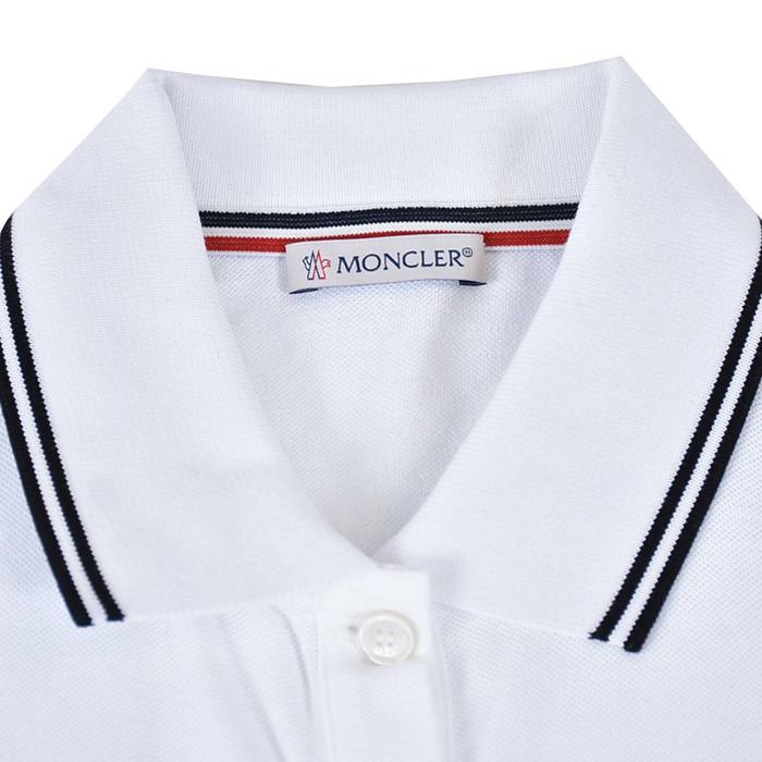 モンクレール 半袖 ポロシャツ MONCLER 8A704 00 V8003 1 ホワイト　レディース