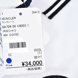 モンクレール 半袖 ポロシャツ MONCLER 8A704 00 V8003 1 ホワイト
