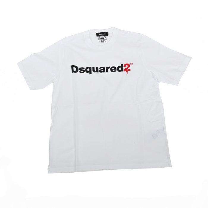ディースクエアード 半袖 Tシャツ DSQUARED2 S74GD0565 S22427 100 ホワイト メンズ