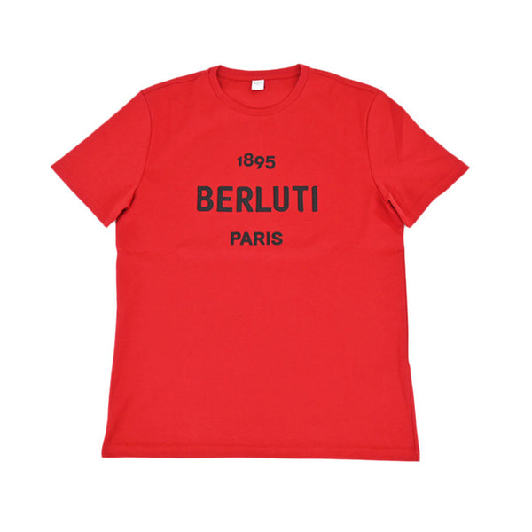 ベルルッティ コットン ロゴTシャツ BERLUTI JRS50 JAEK R12 レッド