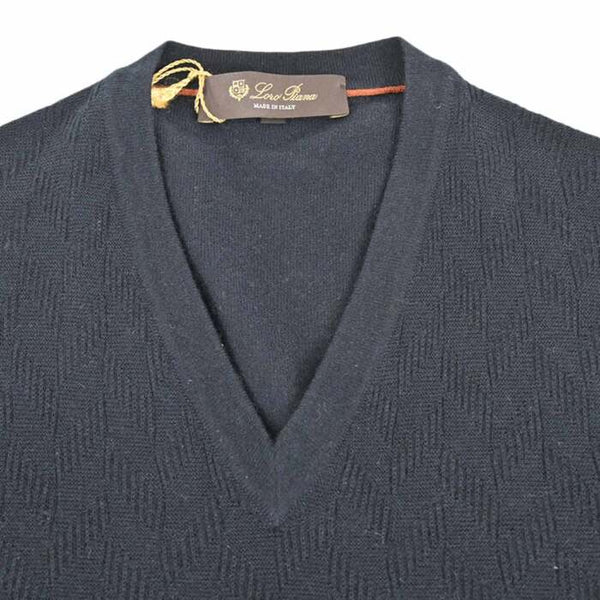 ロロピアーナ カシミア100% フード付きセーター着丈58cm - トップス