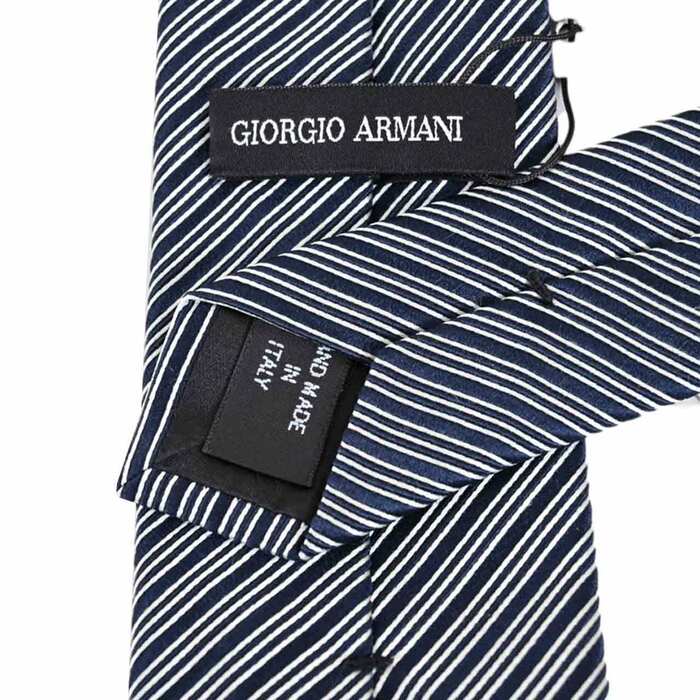 【30％OFF】ジョルジオ アルマーニ ネクタイ GIORGIO ARMANI 1P912 00020 ネイビー