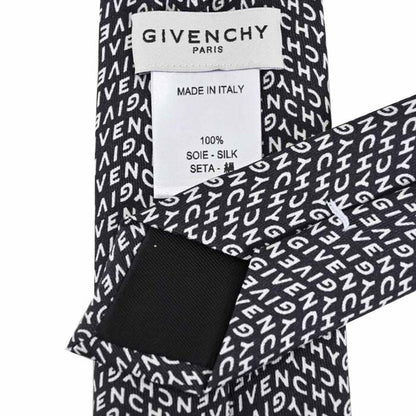ジバンシー ネクタイ GIVENCHY SM803-1 ブラック ナロータイ ６.５×１４８ メンズ