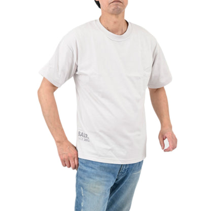 ボーラー Tシャツ BALR. B1112.1012 LOAB Back Oversized T-Shirt Nimbus グレー メンズ