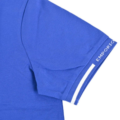 EMPORIO ARMANI エンポリオアルマーニ ポロシャツ 3K1FA4 1JPTZ09C6 09C6 ブルー　半袖 メンズ