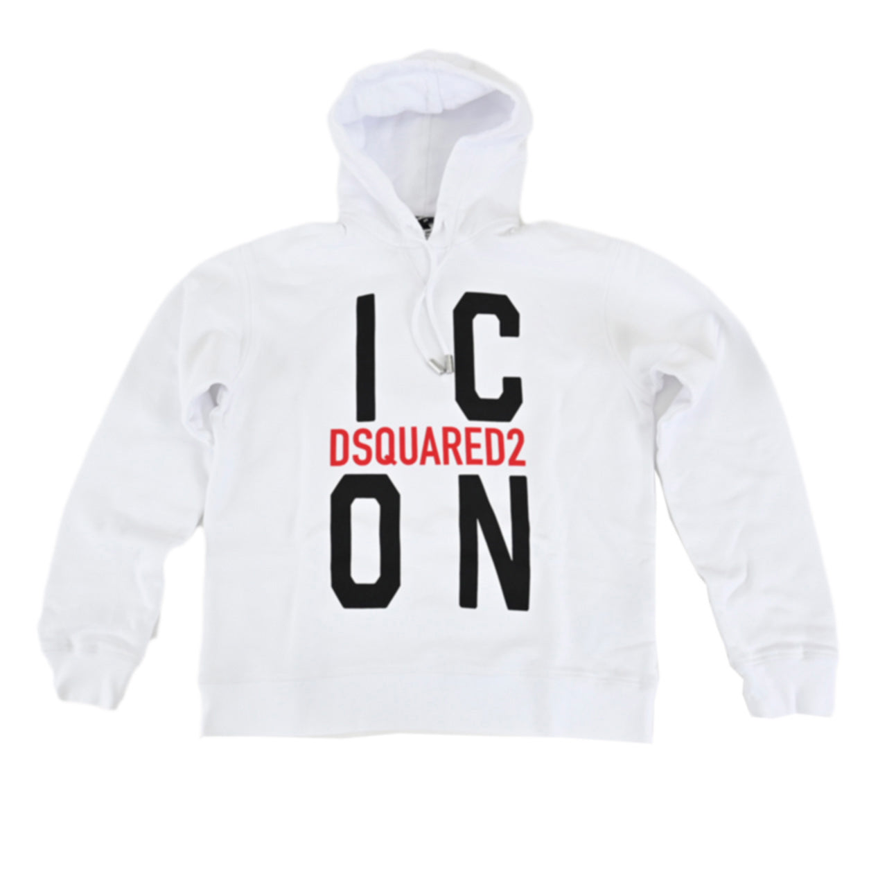DSQUARED2 ディースクエアード パーカー S80GU0038 S25042100 Icon Hooded Sweatshirt 100 ホワイト　レディース