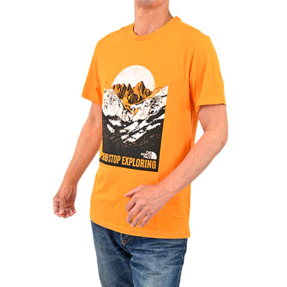 ザノースフェイス Tシャツ THE NORTH FACE NF0A4T1GPKH1 PKH1 オレンジ　メンズ　NATURAL WONDERS TEE