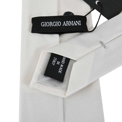ジョルジオ アルマーニ GIORGIO ARMANI ネクタイ 8P999 00010 ホワイト メンズ