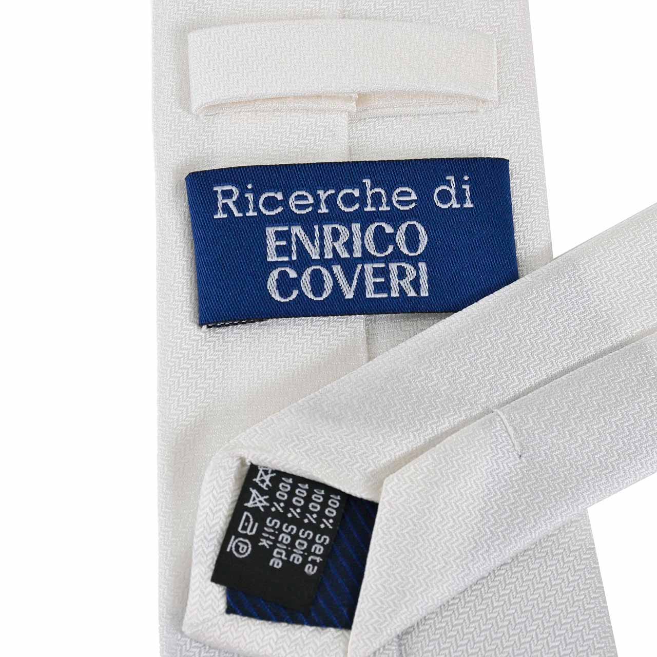 エンリコ コベリー ENRICO COVERI ネクタイ 2U 39282 ホワイト メンズ