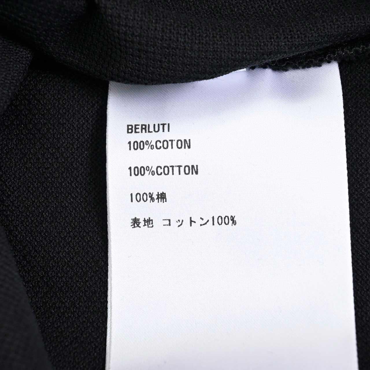ベルルッティ BERLUTI 半袖ポロシャツ R20JPS51001900 900 ブラック 2022年春夏 メンズ