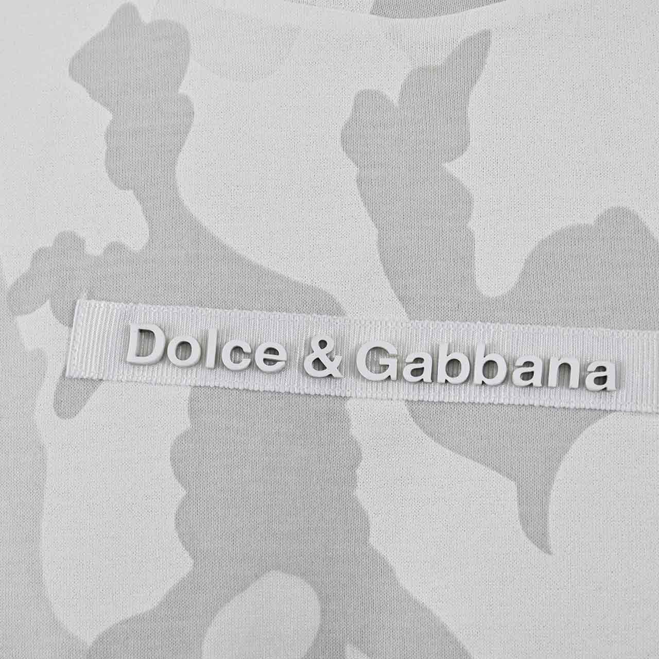 ーナ DOLCE&GABBANA クルーネック半袖Ｔシャツ G8MN0Z G7YEC S9000 ホワイト 2022SS メンズ