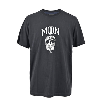 ピーエス　ポール・スミス PS Paul Smith Tシャツ REG FIT TSHIRT MOON M2R 011R HP3278 79 ブラック 2022SS メンズ