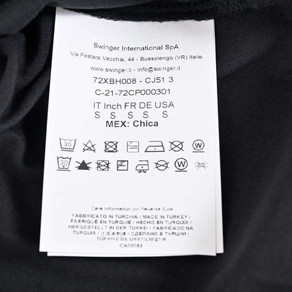 ランボルギーニ LAMBORGHINI クルーネック半袖Ｔシャツ 72XBH008 CJ513 899 ブラック 2022SS メンズ