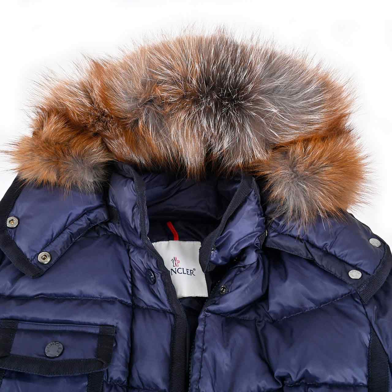 モンクレール MONCLER ダウンコート HERMIFUR 778 ネイビー 秋冬 レディース