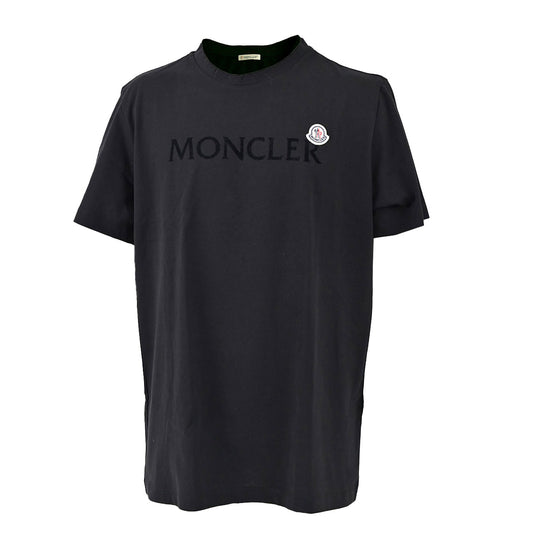 モンクレール MONCLER Tシャツ 8C000 22 8390T 999 ブラック 秋冬 メンズ