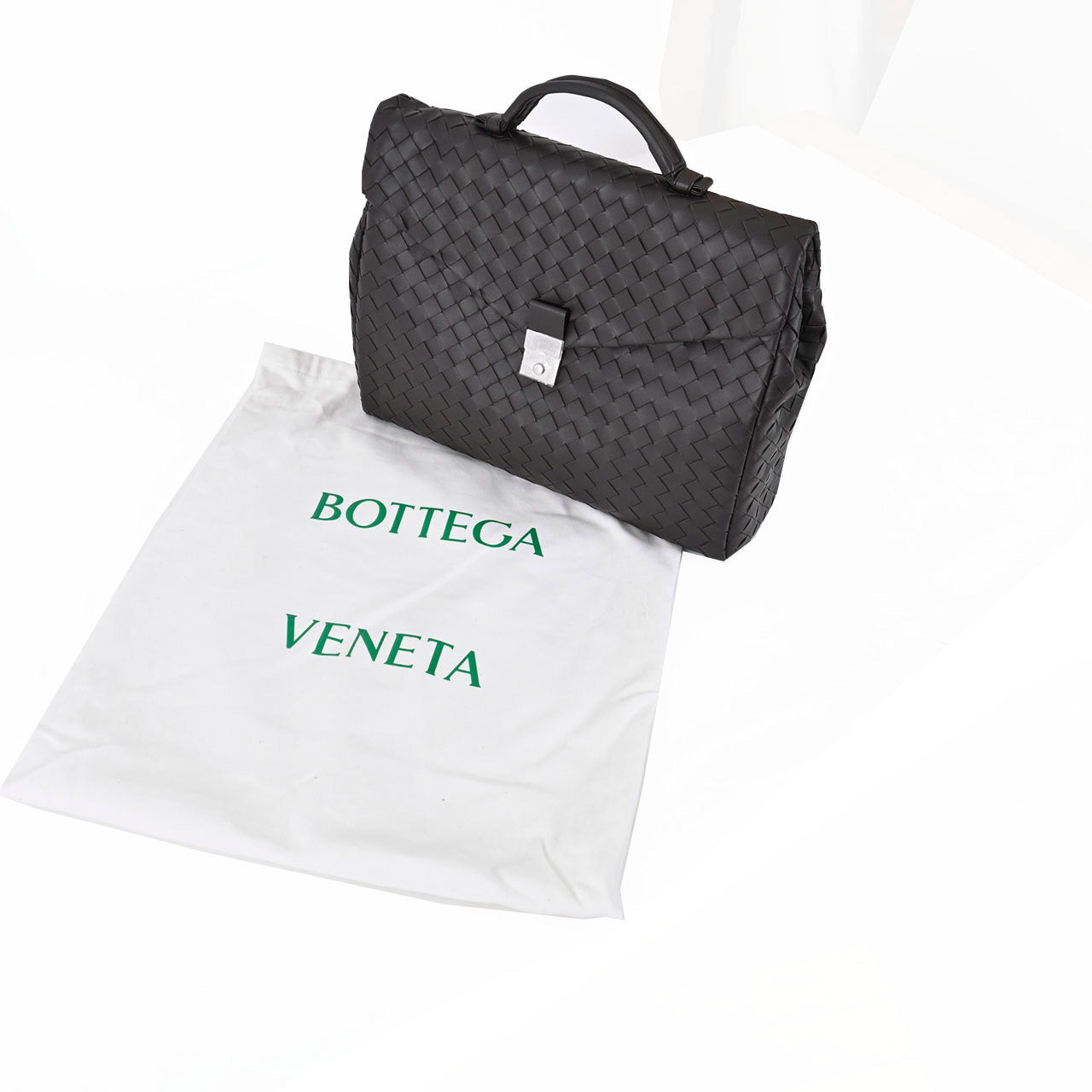 ボッテガ ヴェネタ BOTTEGA VENETA ブリーフケース 630239 VCRL2 2135 ブラック 2022年春夏 メンズ