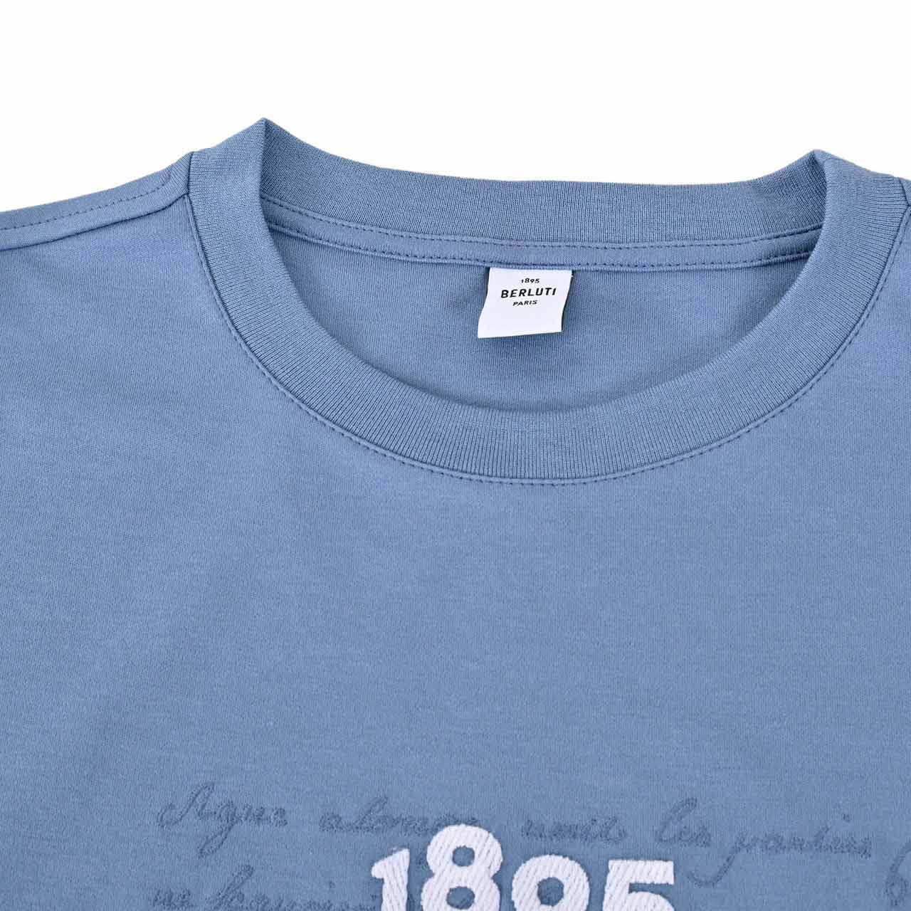 ベルルッティ BERLUTI Tシャツ R24JRS96 002 668 ブルー 2023年春夏 メンズ