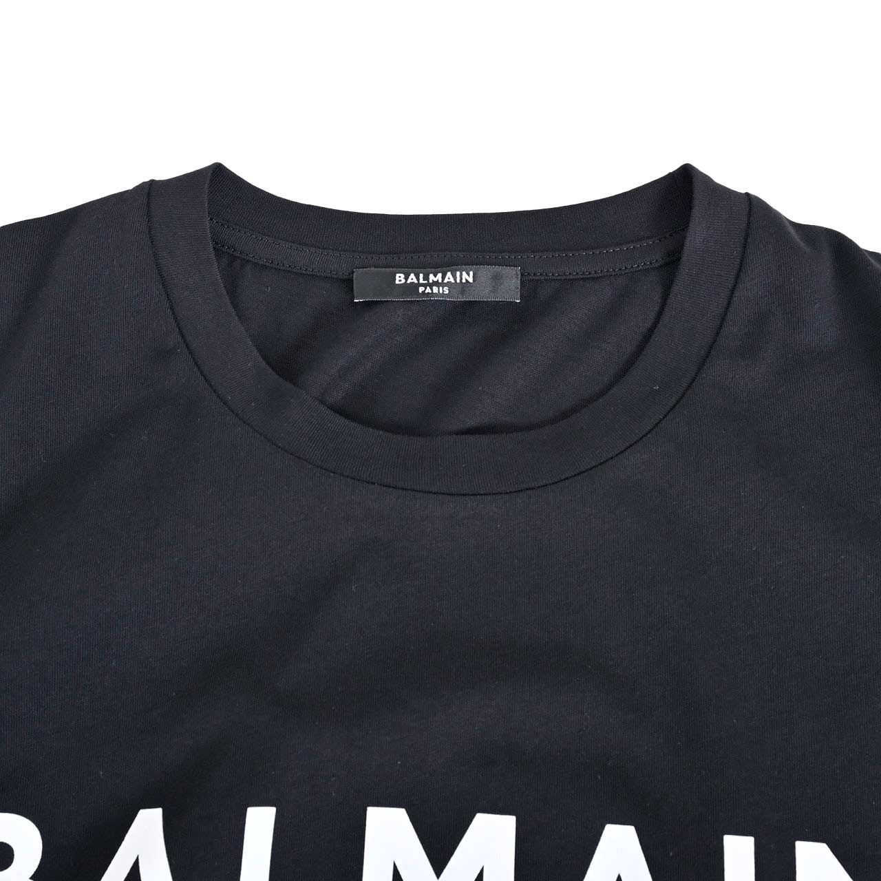 バルマン BALMAIN Tシャツ AF1EE020 BB02EAB ブラック 2023SS レディース
