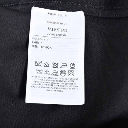 ヴァレンティノ VALENTINO Tシャツ 2V3MG12U95D 0NO ブラック 2023SS メンズ