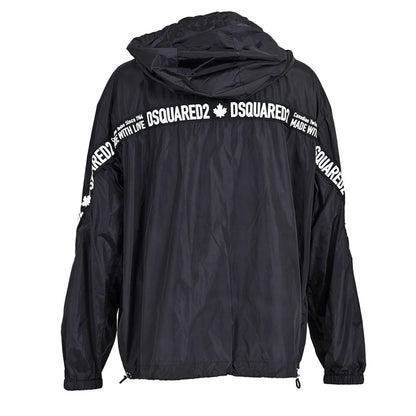 ディースクエアード DSQUARED2 フード付きブルゾン S74AM1443 S49197 900 ブラック 秋冬 メンズ